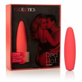 California Exotics - Red Hot Flame Rechargeable Bullet Vibrator (Red)