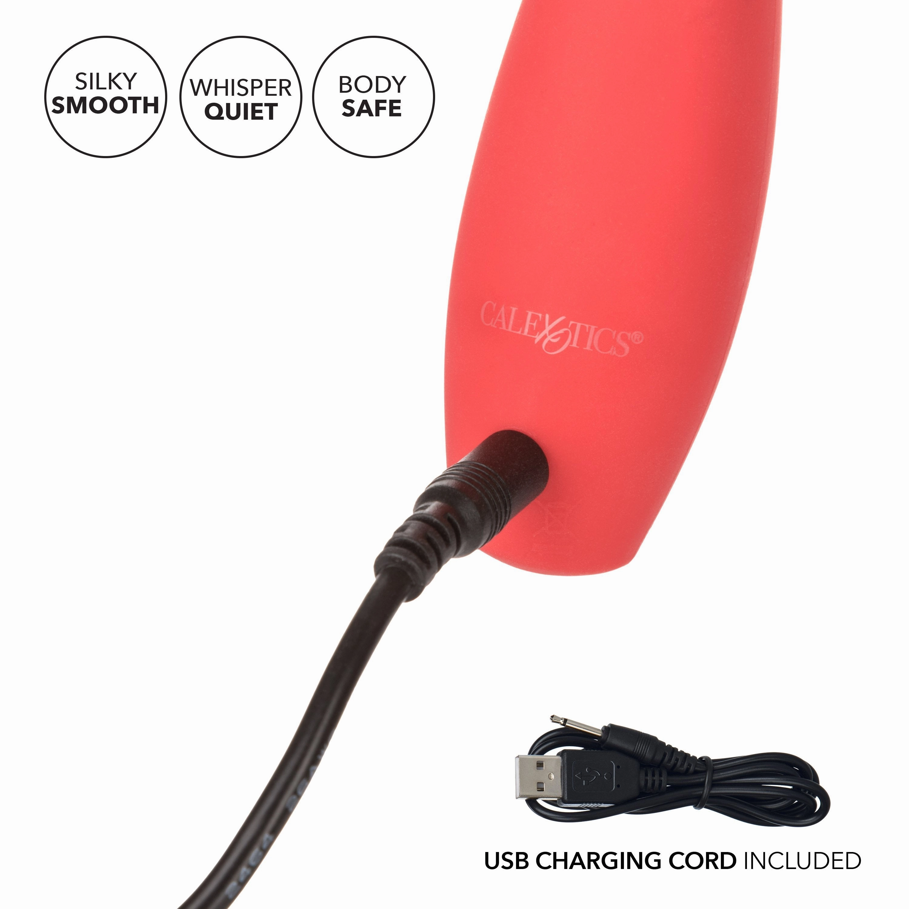 California Exotics - Red Hot Ignite Rechargeable G Spot Vibrator (Red)