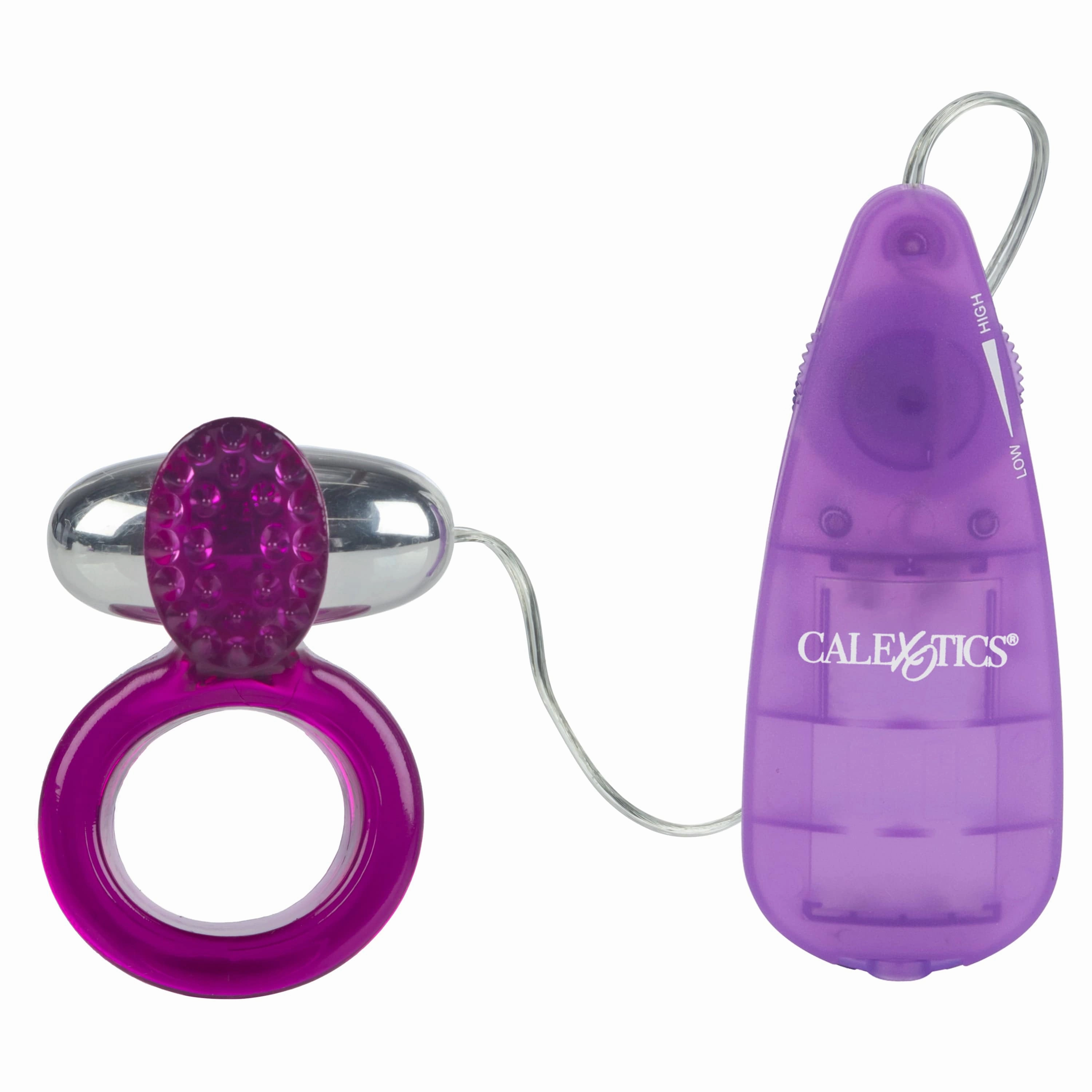 California Exotics - Ring Of Passion Remote Control Cock Ring (Purple)