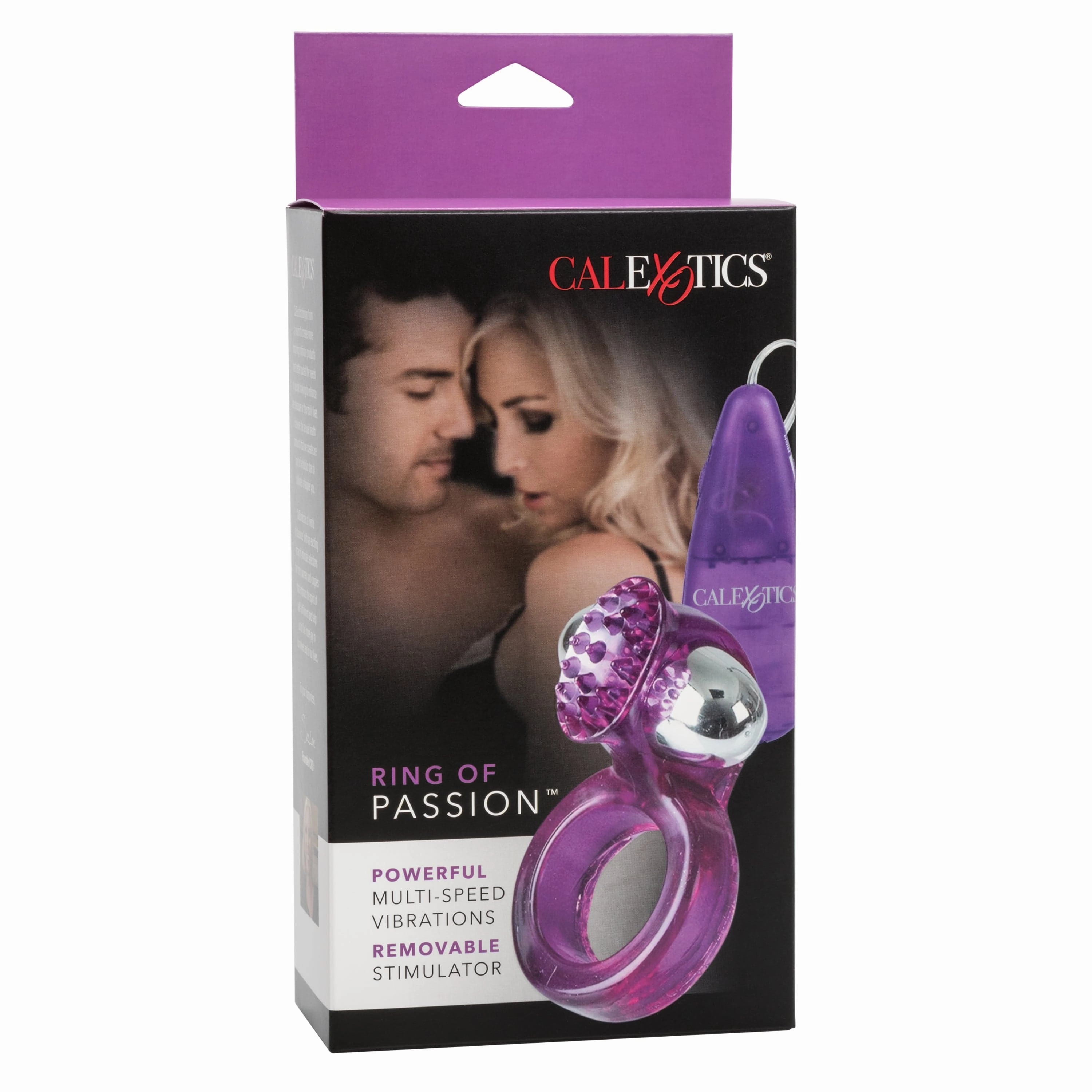 California Exotics - Ring Of Passion Remote Control Cock Ring (Purple)