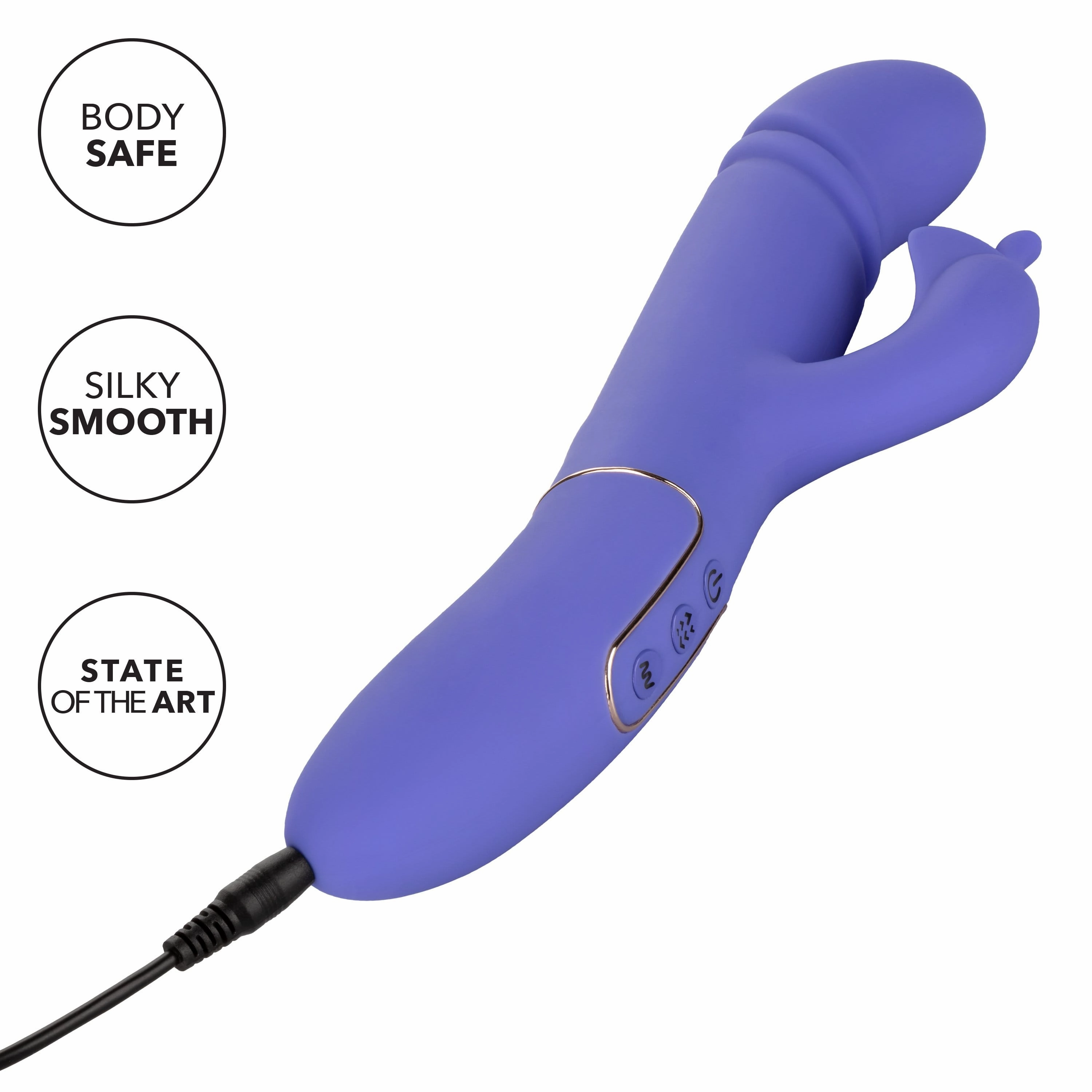 California Exotics - Shameless Seducer Rabbit Vibrator (Purple)
