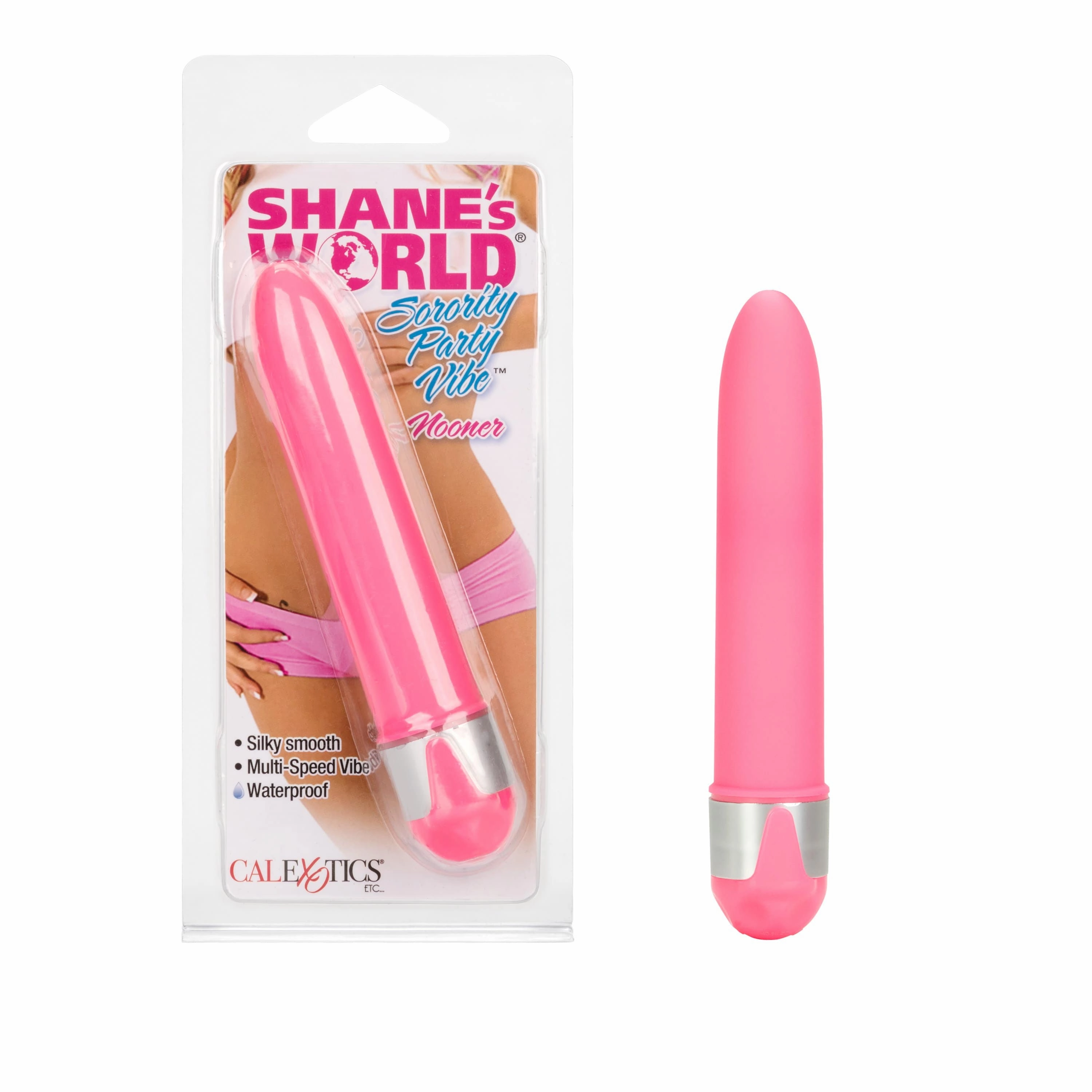 California Exotics - Shane's World Sorority Party Vibrator Nooner 4.75" (Pink)