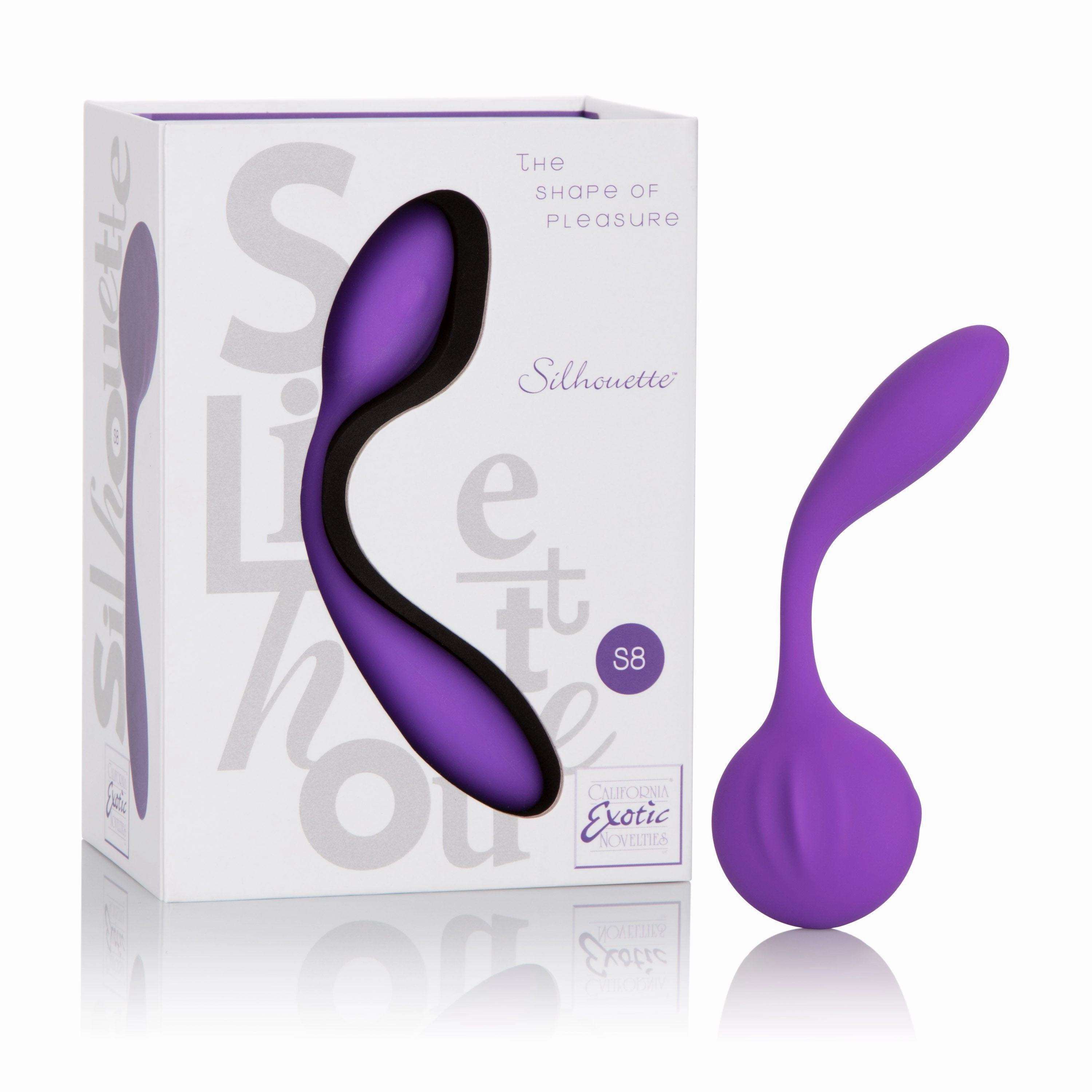 California Exotics - Silhouette S8 Rechargeable G Spot Vibrator (Purple)