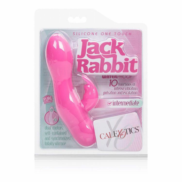 California Exotics - Silicone One Touch Jack Rabbit Vibrator (Pink)