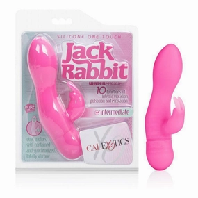 California Exotics - Silicone One Touch Jack Rabbit Vibrator (Pink)