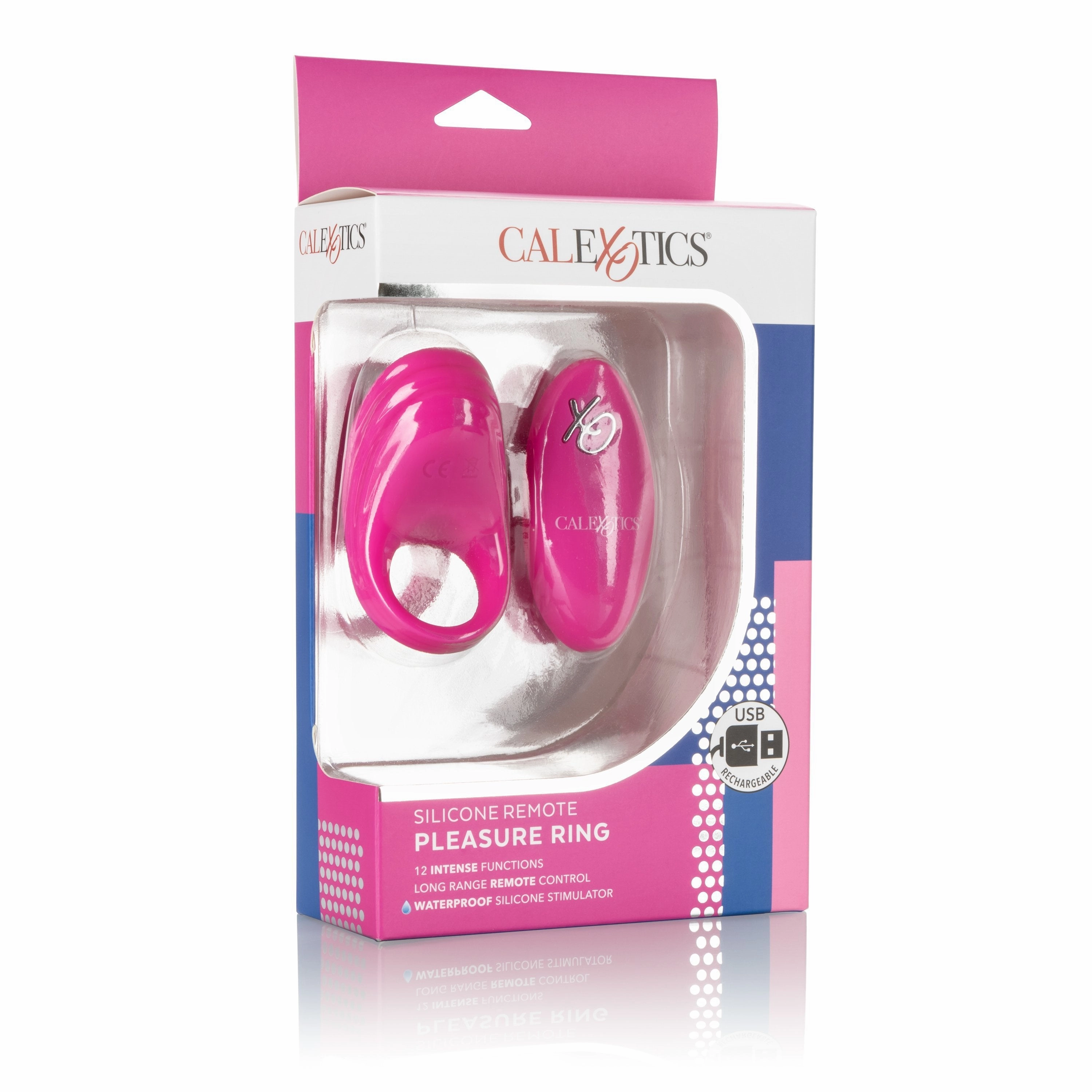 California Exotics - Silicone Remote Pleasure Cock Ring (Pink)