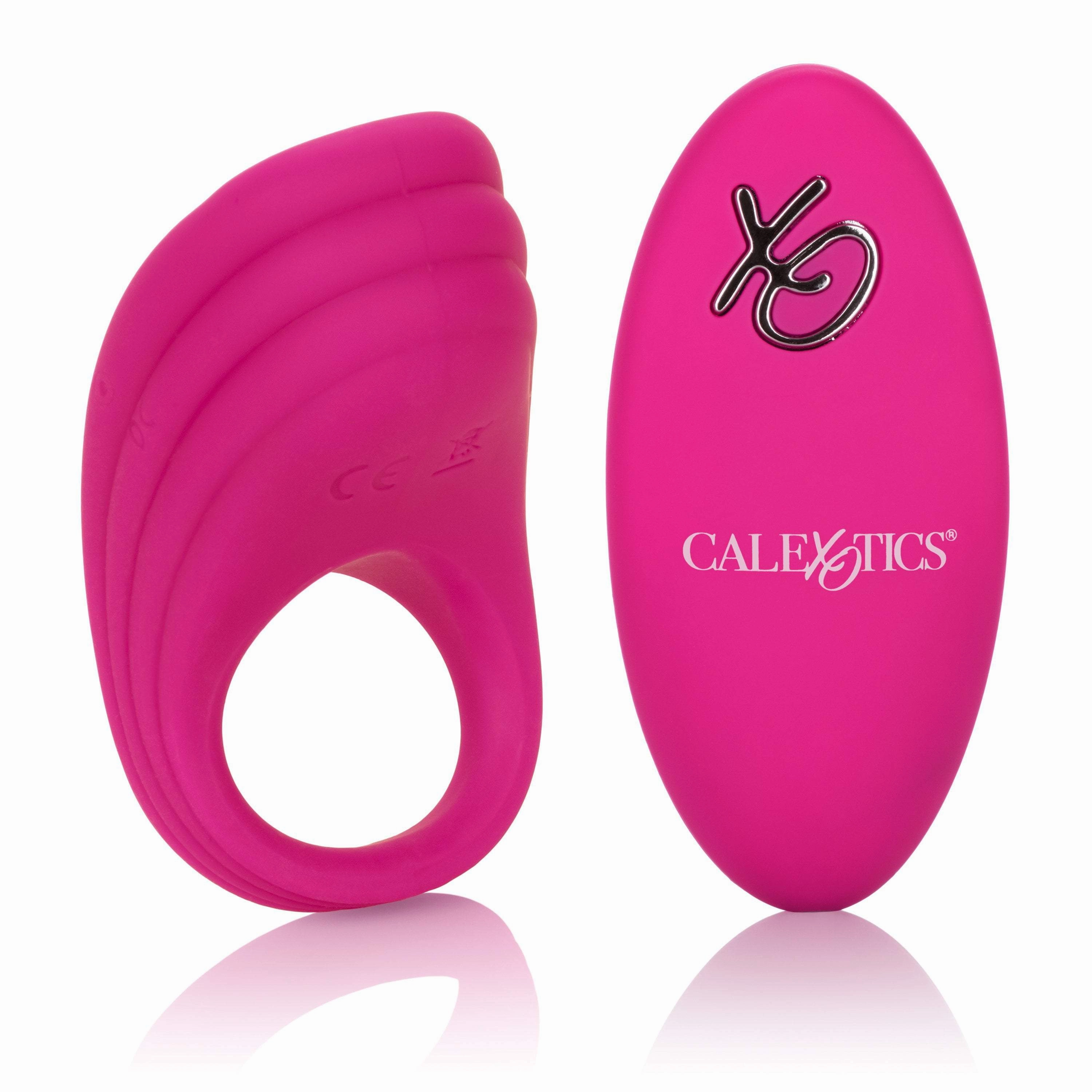 California Exotics - Silicone Remote Pleasure Cock Ring (Pink)
