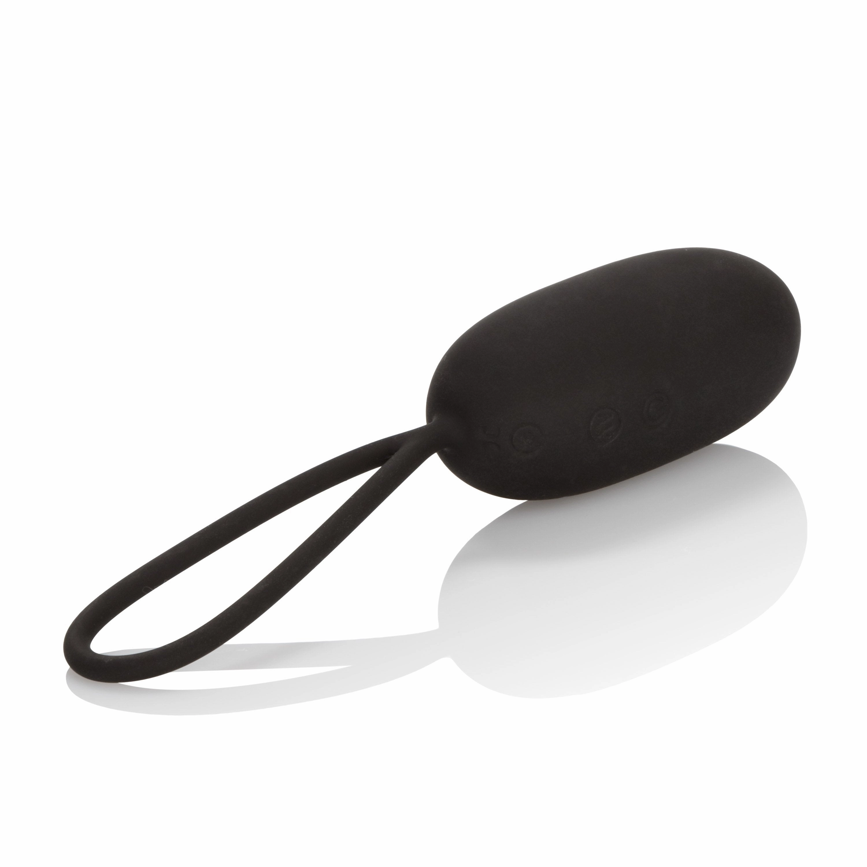 California Exotics - Silicone Remote Rechargeable Egg Vibrator (Black)