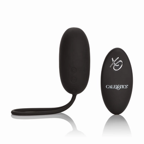 California Exotics - Silicone Remote Rechargeable Egg Vibrator (Black)