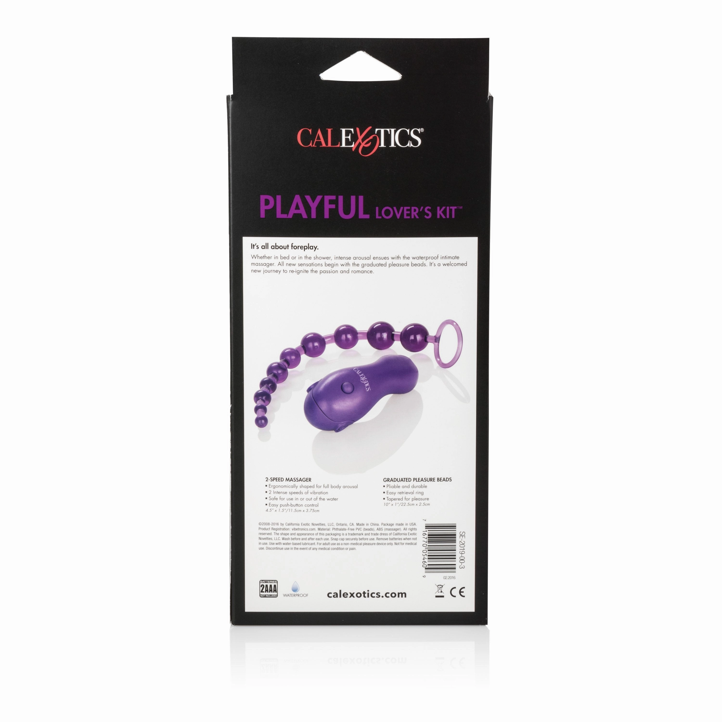 California Exotics - Starter Playful Lover's Beginners Kit (Purple)