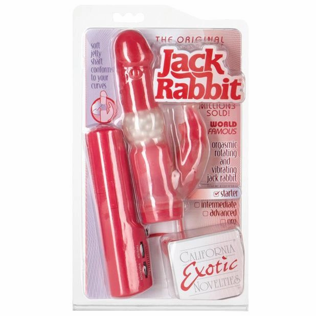 California Exotics - The Original Remote Jack Rabbit Vibrator (Red)