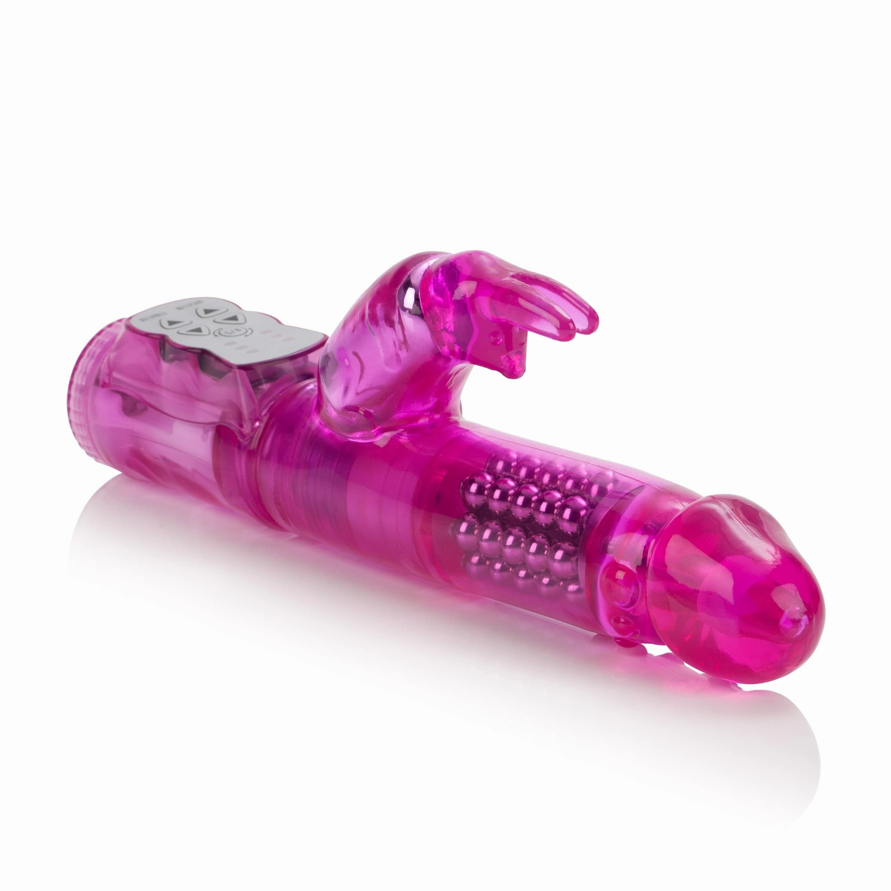 California Exotics - The Original Waterproof 5 Rows Jack Rabbit Vibrator Starter (Pink)