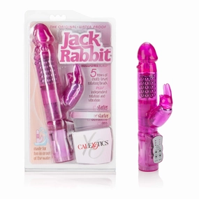 California Exotics - The Original Waterproof 5 Rows Jack Rabbit Vibrator Starter (Pink)