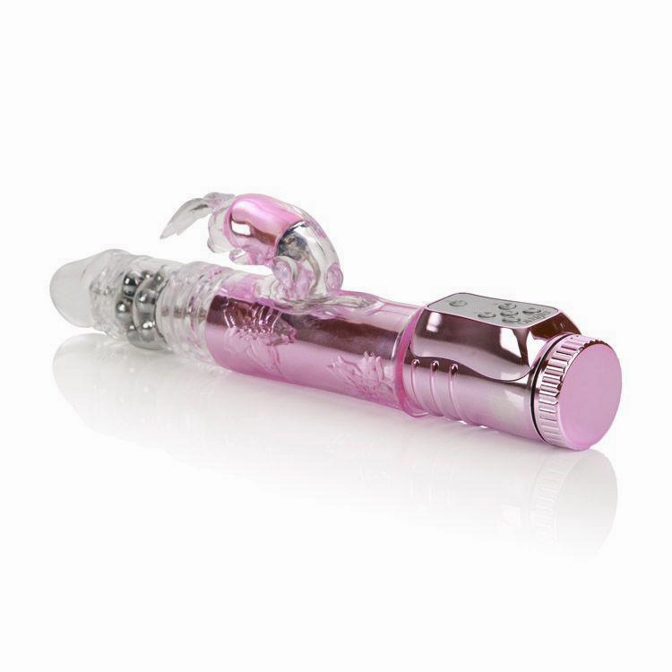 California Exotics - Thrusting Orgasm Jack Rabbit Vibrator (Pink)