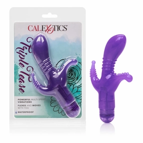 California Exotics - Triple Tease G Spot Vibrator (Purple)