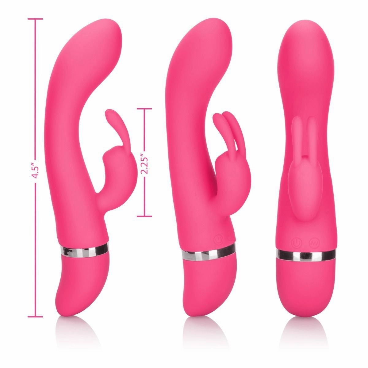 California Exotics - Utopia Bunny Massager (Pink)