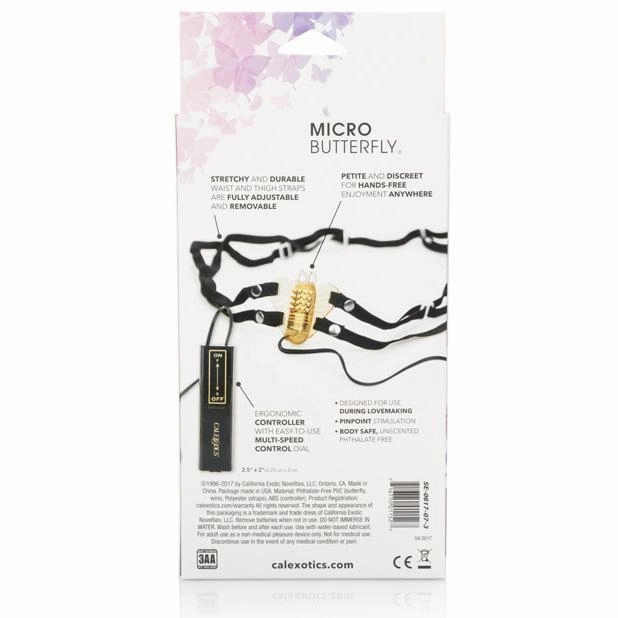 California Exotics - Venus Butterfly Micro Clit Massager (Yellow)