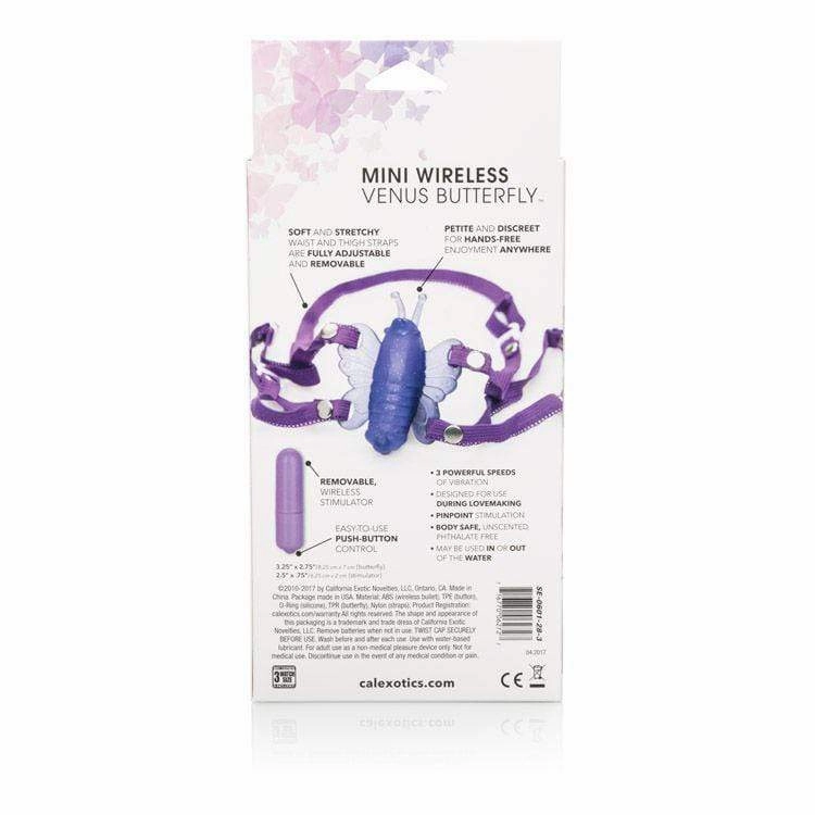 California Exotics - Venus Butterfly Mini Wireless Clit Massager (Purple)