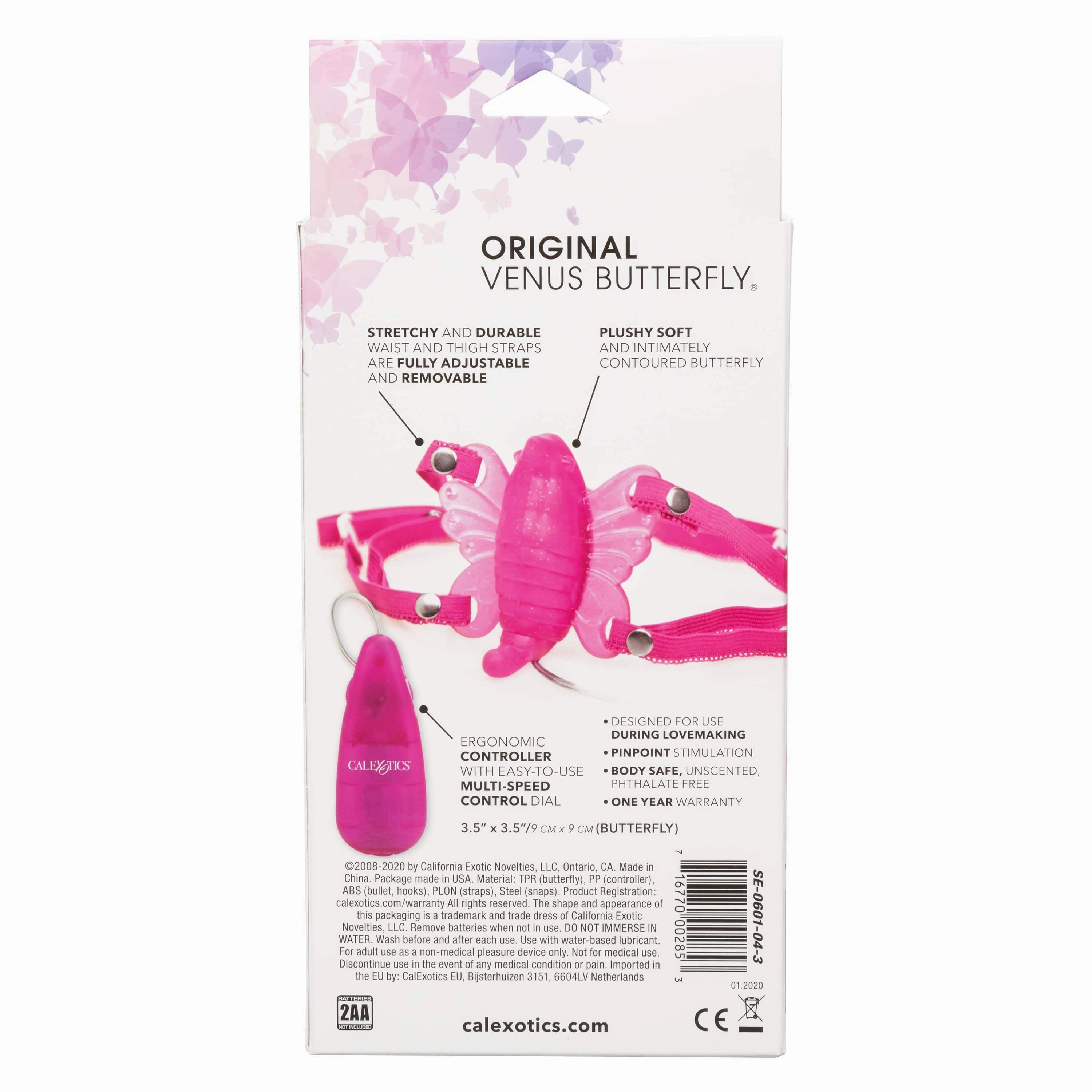 California Exotics - Venus Butterfly Original Remote Clit Massager (Pink)