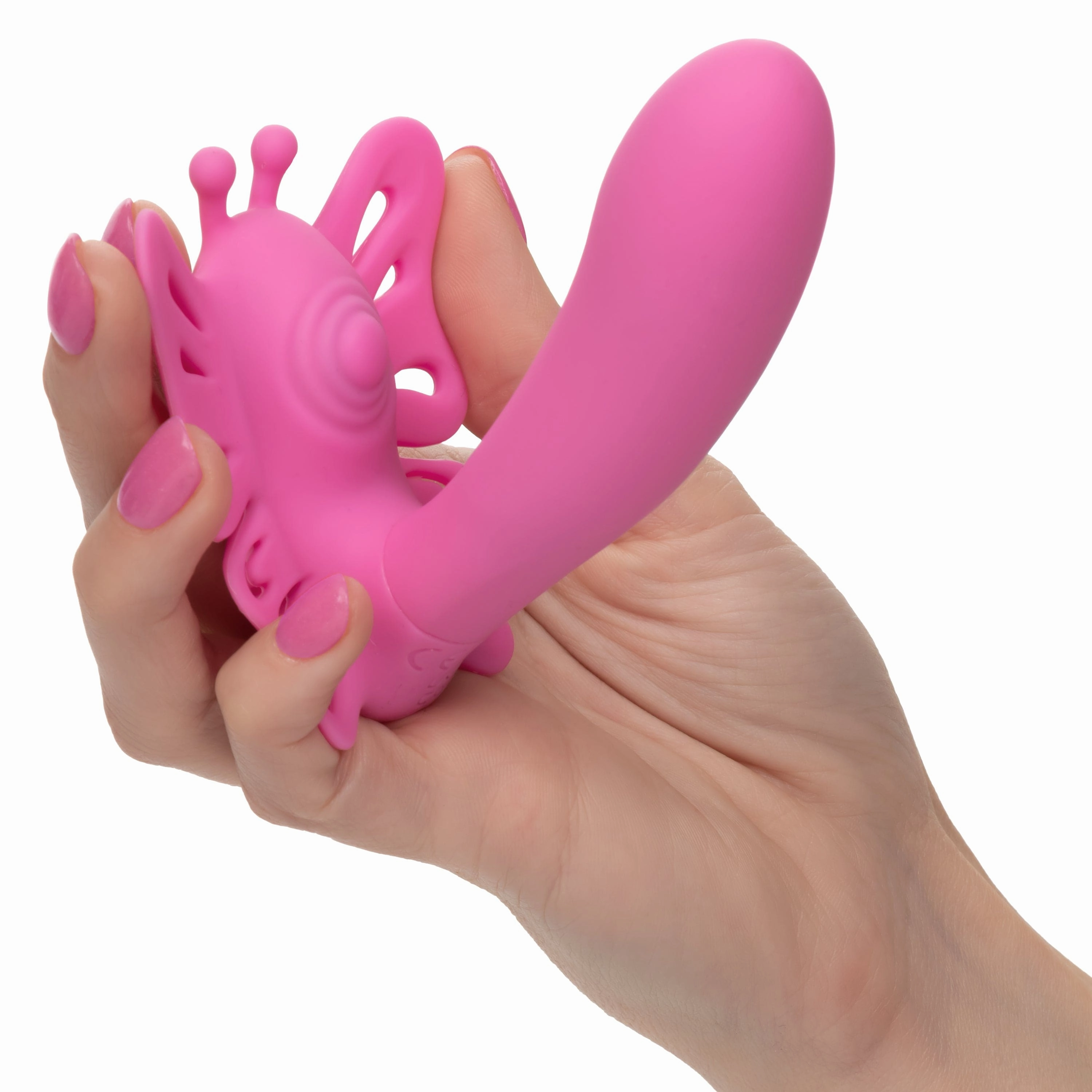 California Exotics - Venus Butterfly Silicone Remote Pulsating Venus G Spot Vibrator (Pink)