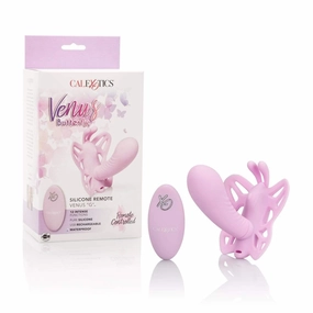 California Exotics - Venus Butterfly Silicone Remote Venus G Spot Vibrator (Pink)