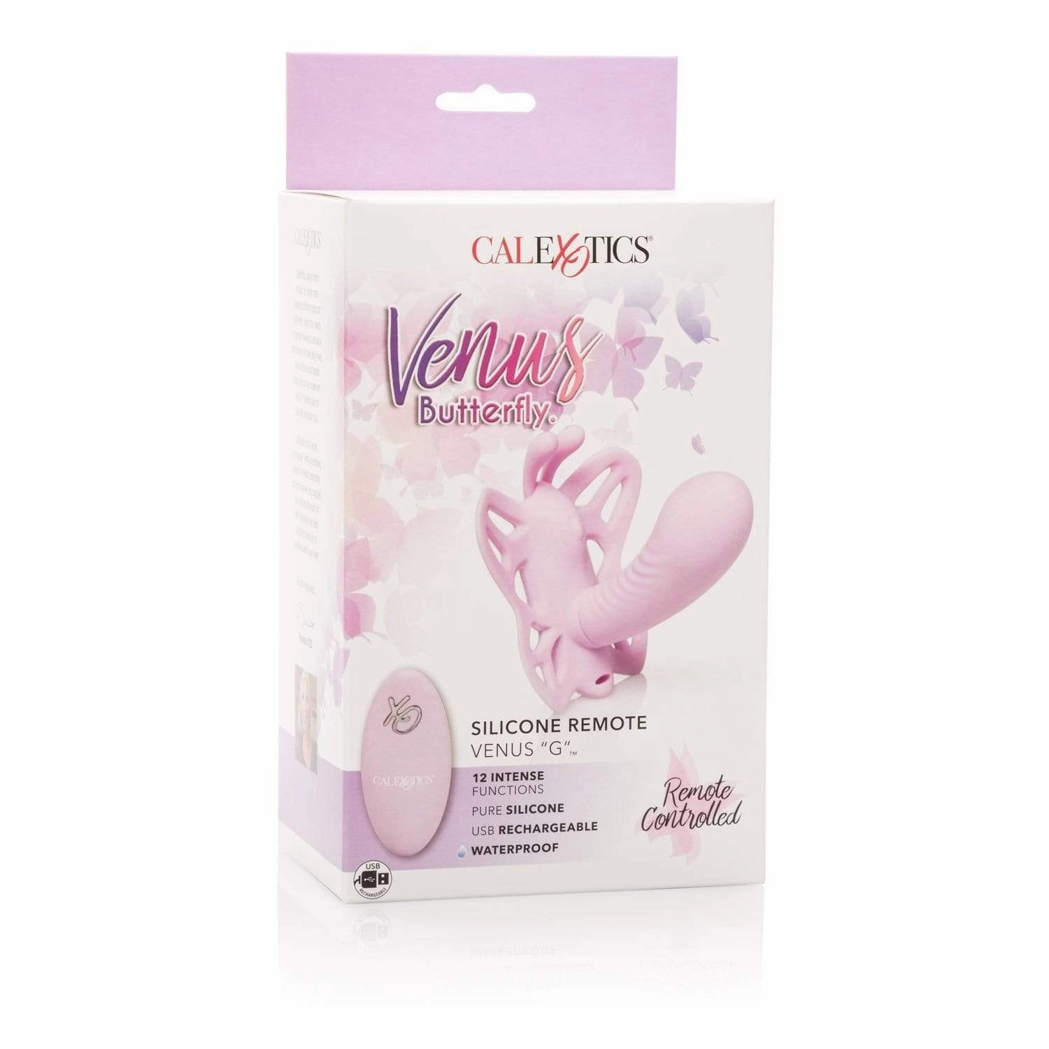California Exotics - Venus Butterfly Silicone Remote Venus G Spot Vibrator (Pink)