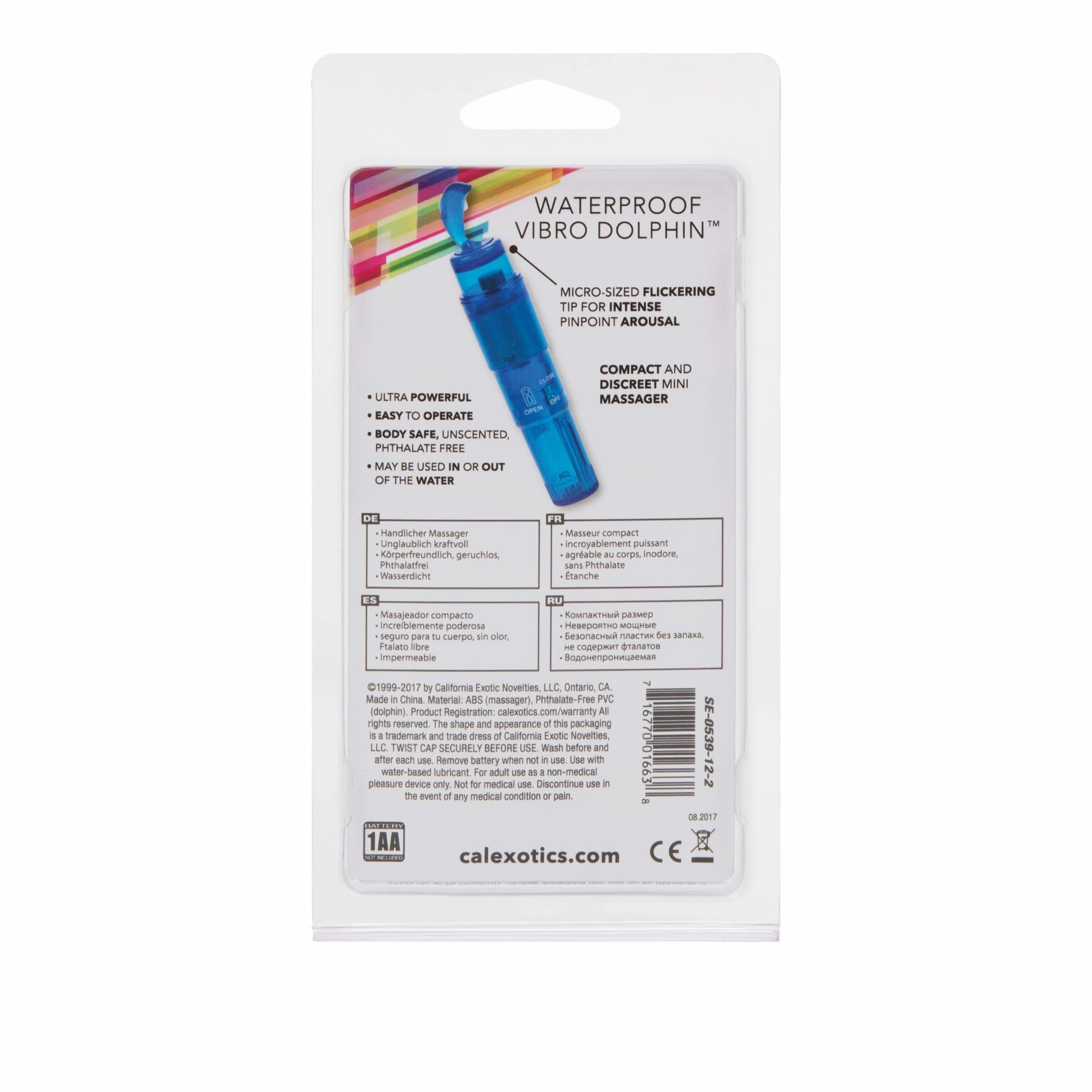 California Exotics - Waterproof Vibro Dolphin Clit Massager (Blue)