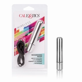California Exotics - Wireless USB Rechargeable Bullet Vibrator (Silver)