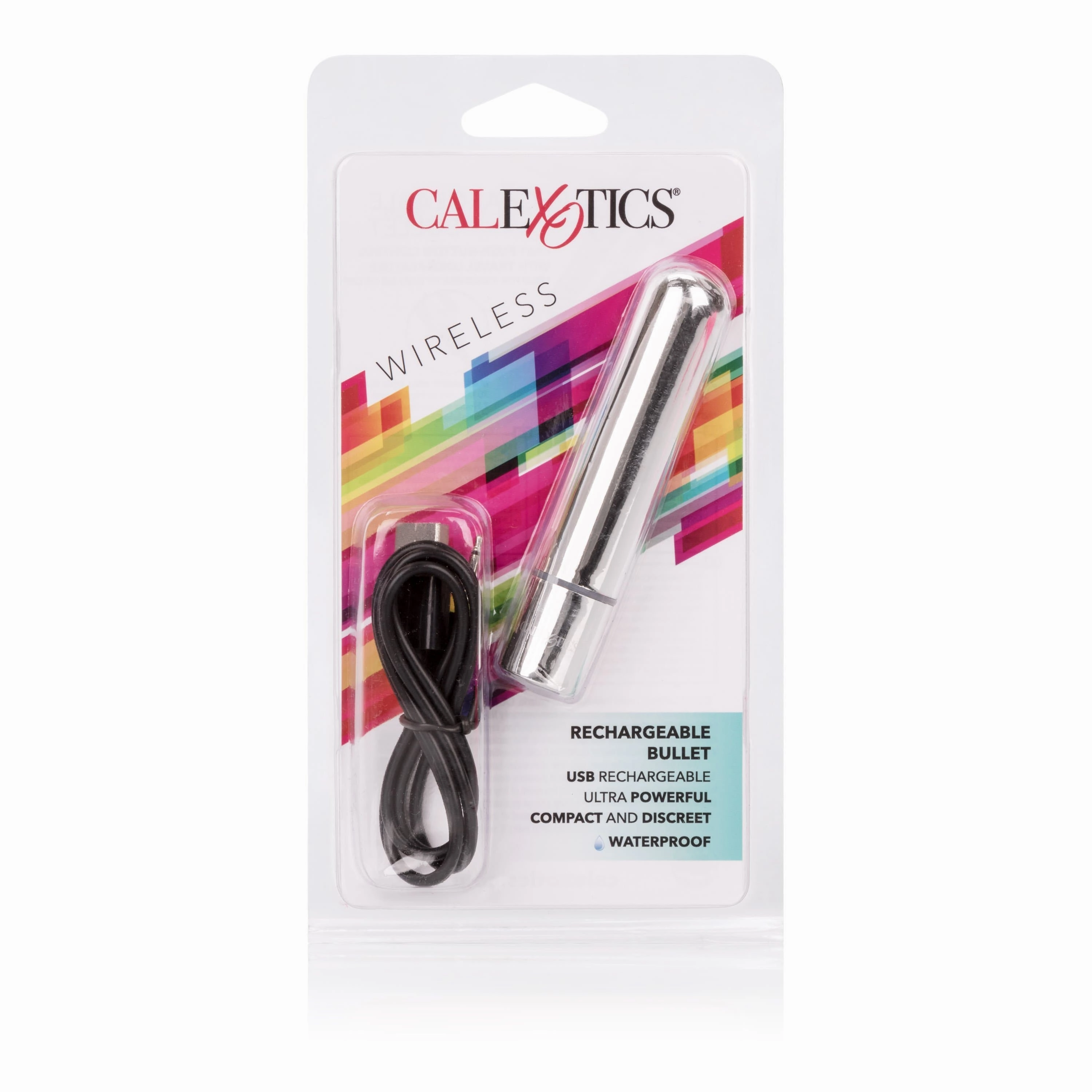 California Exotics - Wireless USB Rechargeable Bullet Vibrator (Silver)