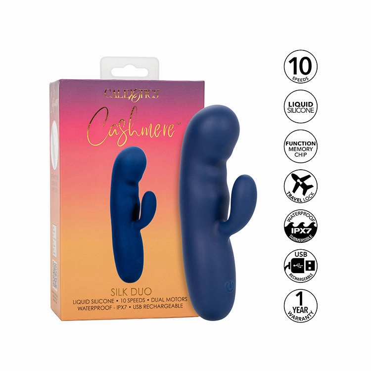 Cashmere Silk Duo Rabbit Vibrator
