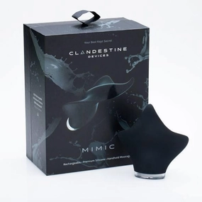 Clandestine - Mimic Vibrating Clit Massager (Black)