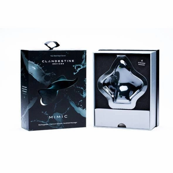 Clandestine - Mimic Vibrating Clit Massager (Black)