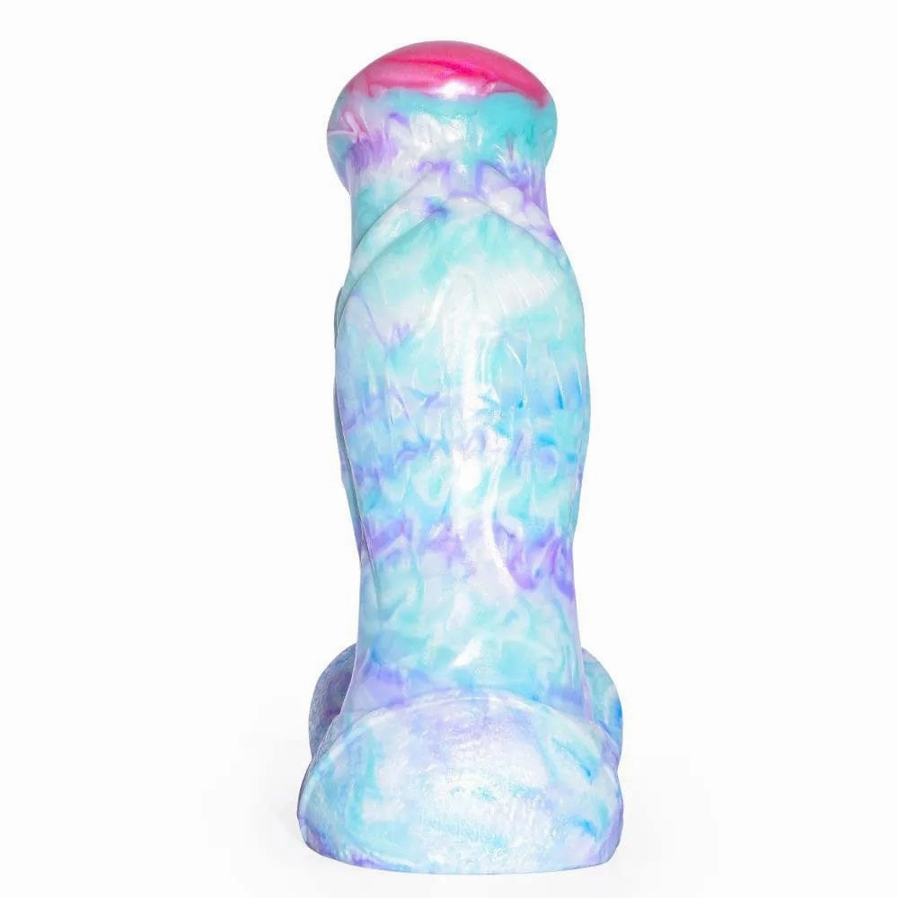 Colorful Soft Mushroom Head Silicone Artificial Dildo