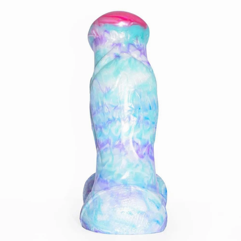 Colorful Soft Mushroom Head Silicone Artificial Dildo