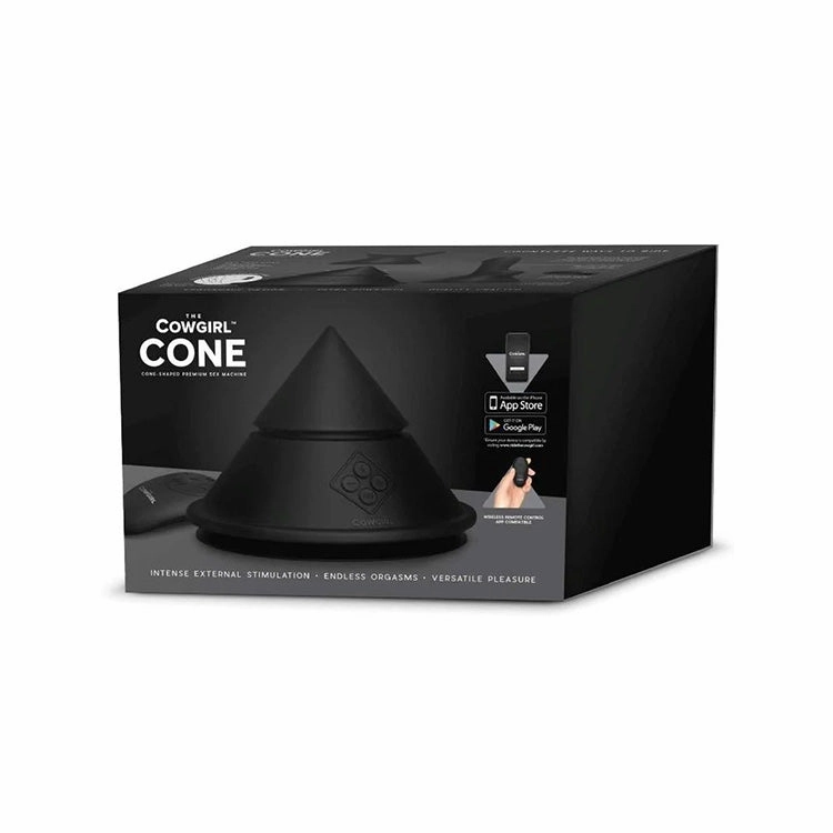 Cowgirl Cone App Controlled Sex Machine with Attachments