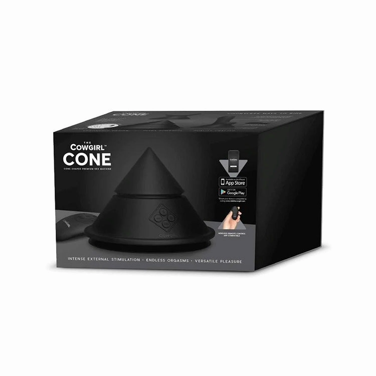 Cowgirl Cone App Controlled Sex Machine with Attachments