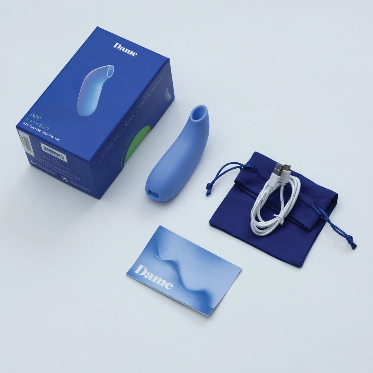 Dame - Aer Air Pulsing Suction Toy Clitoral Air Stimulator
