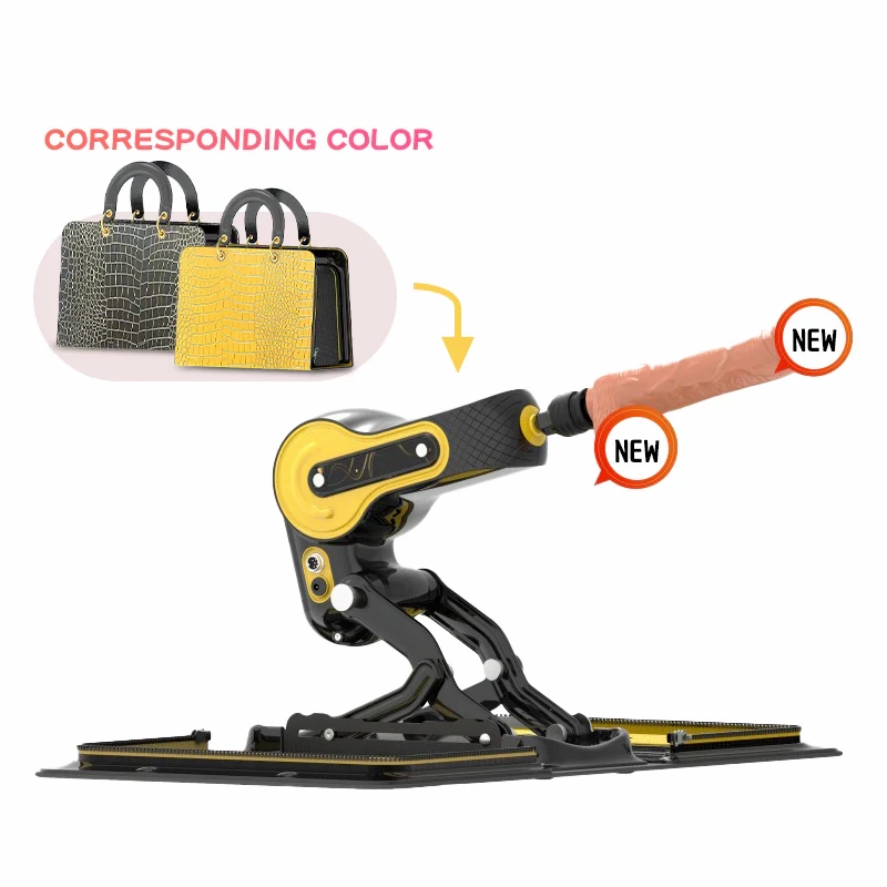 Dildo Machine with Elegant Leather Bag & Adjustable Speed Settings