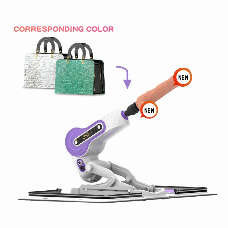 Dildo Machine with Elegant Leather Bag & Adjustable Speed Settings
