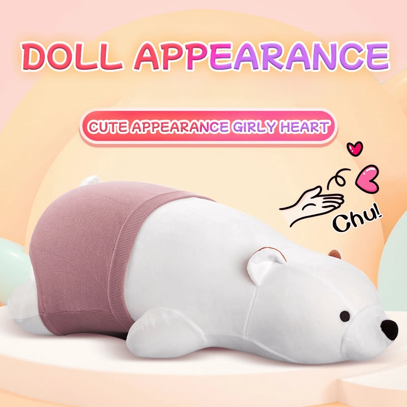 Discreet Infinity Pillow Polar Bear Remote Control Sex Machine