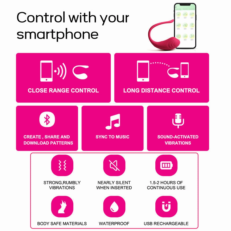 Discreet Vibrator with APP Control