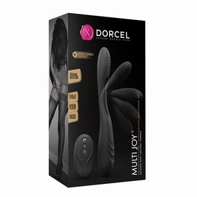 Dorcel - Multi Joy Bendable Flexible Stimulator Vibrator with Remote (Black)
