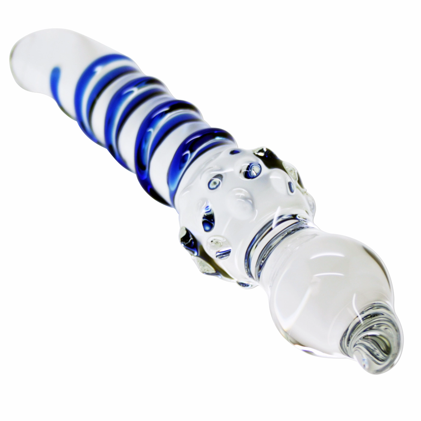 Dual Ended Glass Dildo - Two Types Of Sensations!