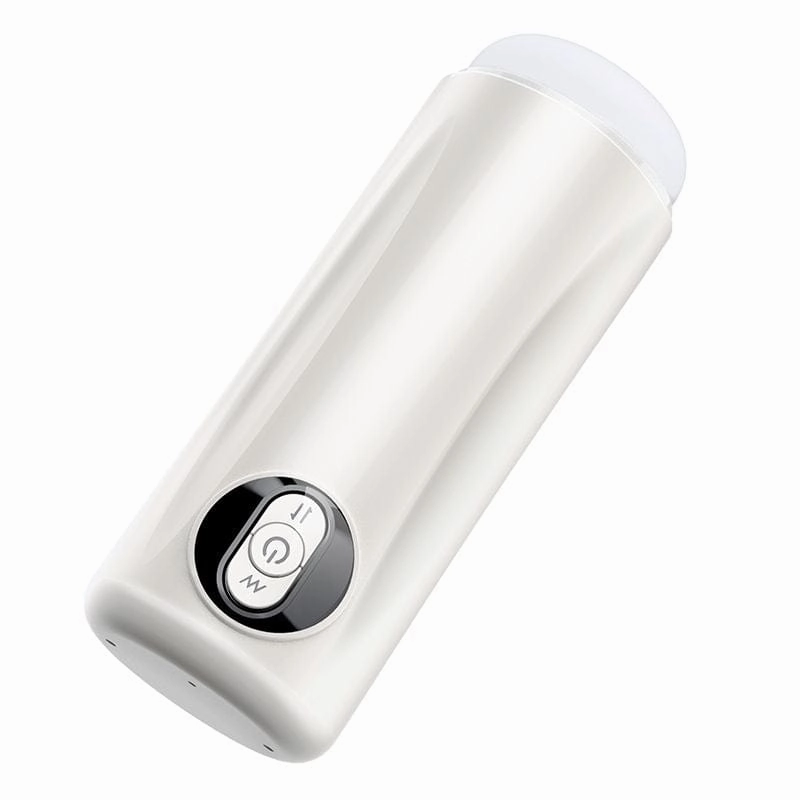 Erocome - Ara Thrusting Vibrating Stroker Masturbator (White)