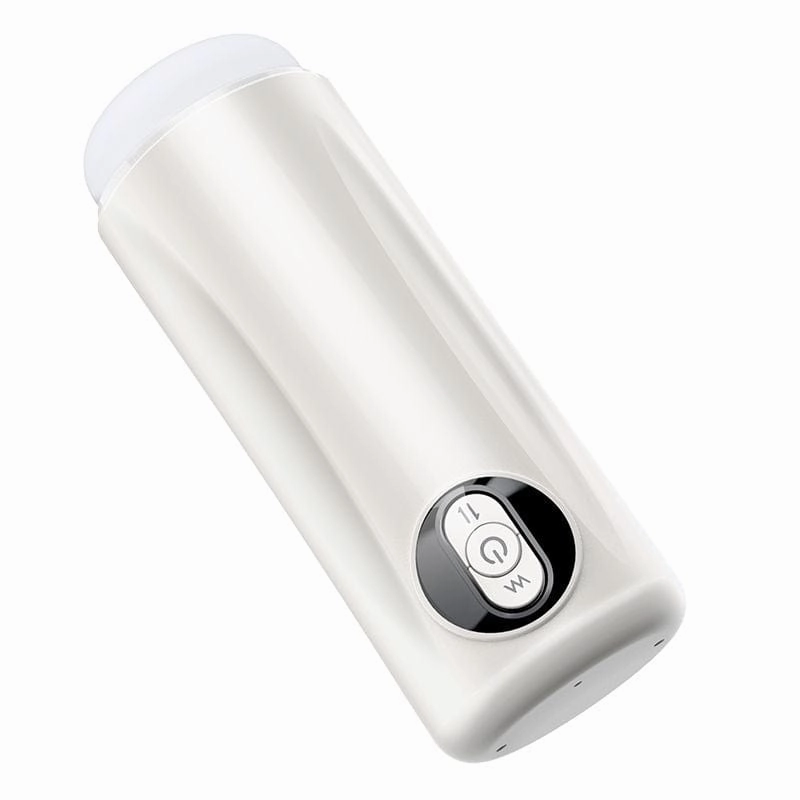 Erocome - Ara Thrusting Vibrating Stroker Masturbator (White)