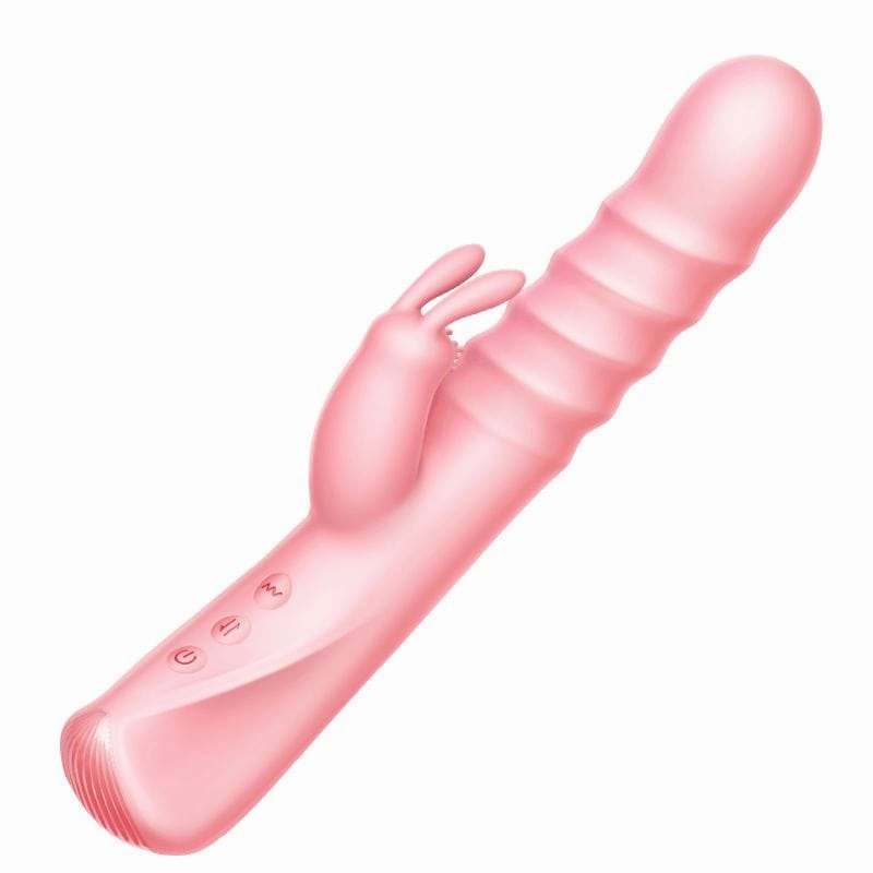 Erocome - Columba Thrusting Heating Rabbit Vibrator (Pink)