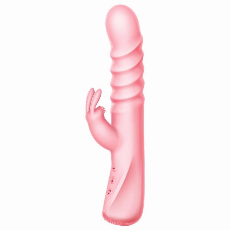 Erocome - Columba Thrusting Heating Rabbit Vibrator (Pink)