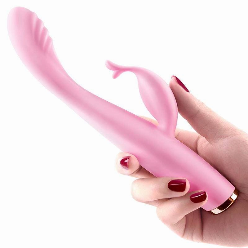 Erocome - Cygnus Rechargeable Kissing Rabbit Vibrator (Pink)