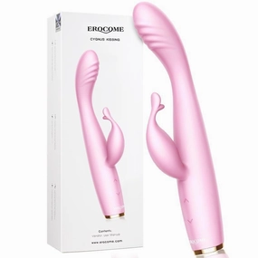 Erocome - Cygnus Rechargeable Kissing Rabbit Vibrator (Pink)