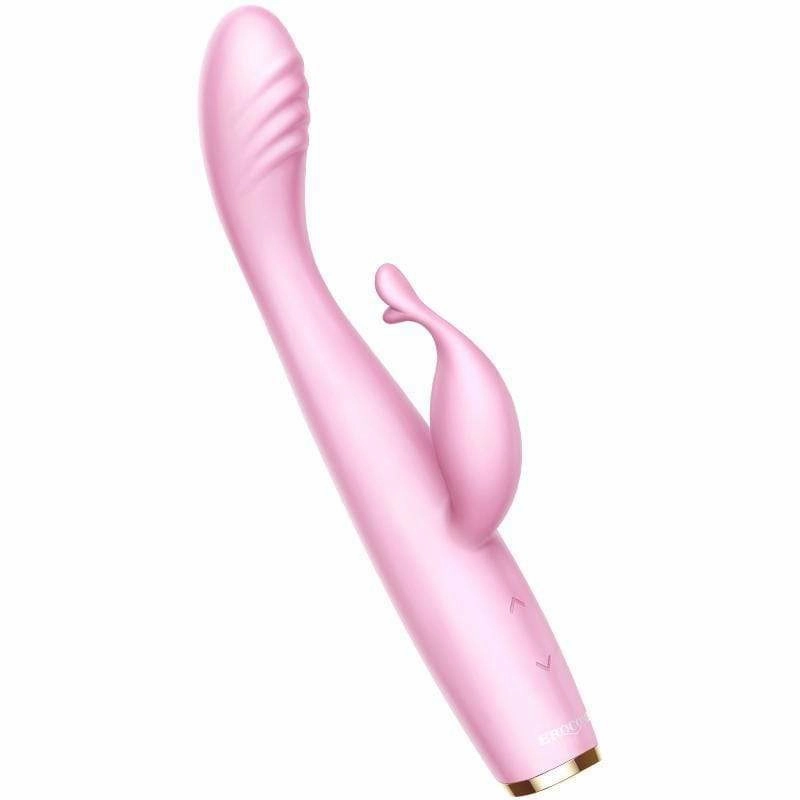 Erocome - Cygnus Rechargeable Kissing Rabbit Vibrator (Pink)